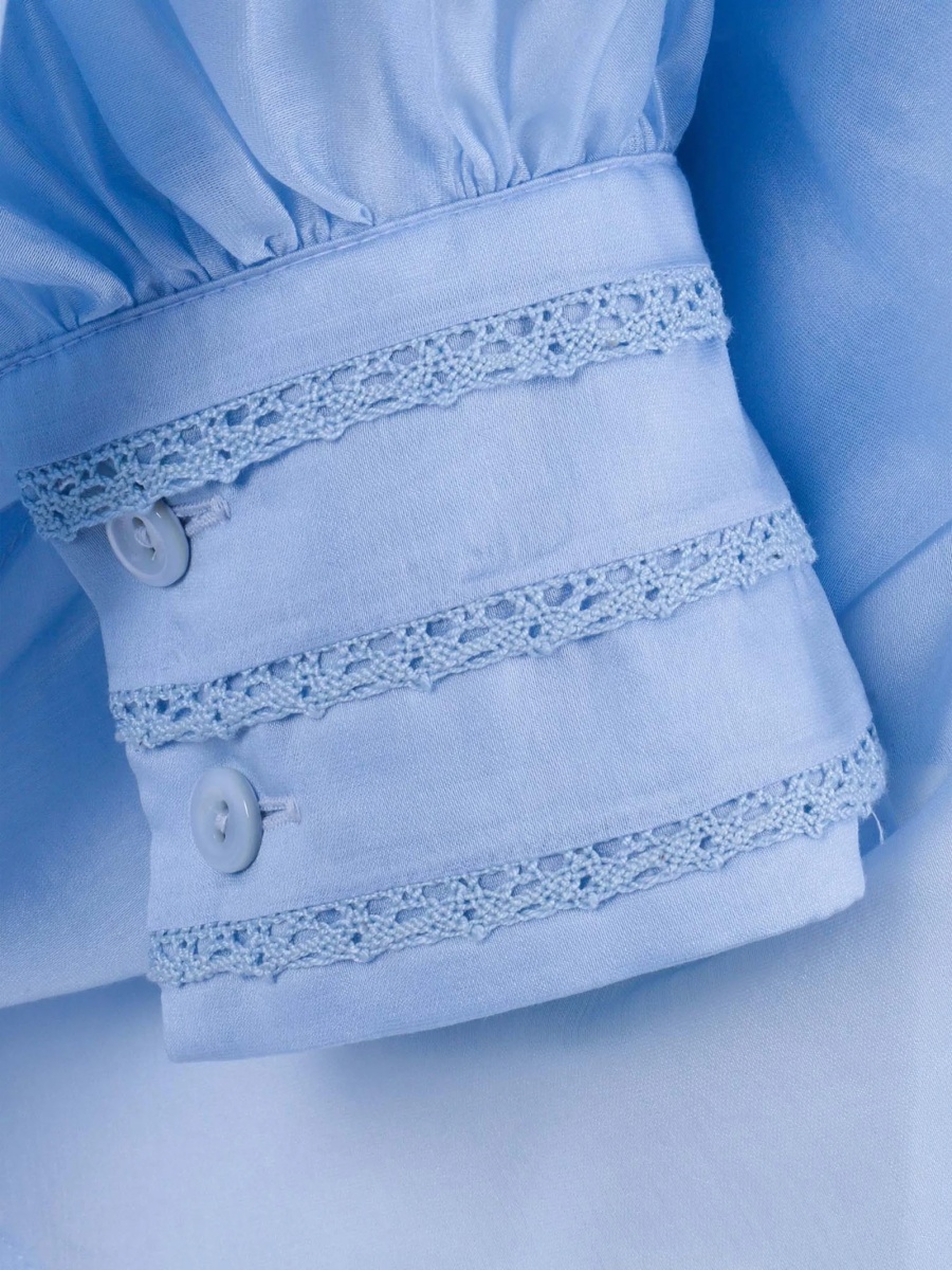 Bluza Ermanno Scervino albastra - Img 4