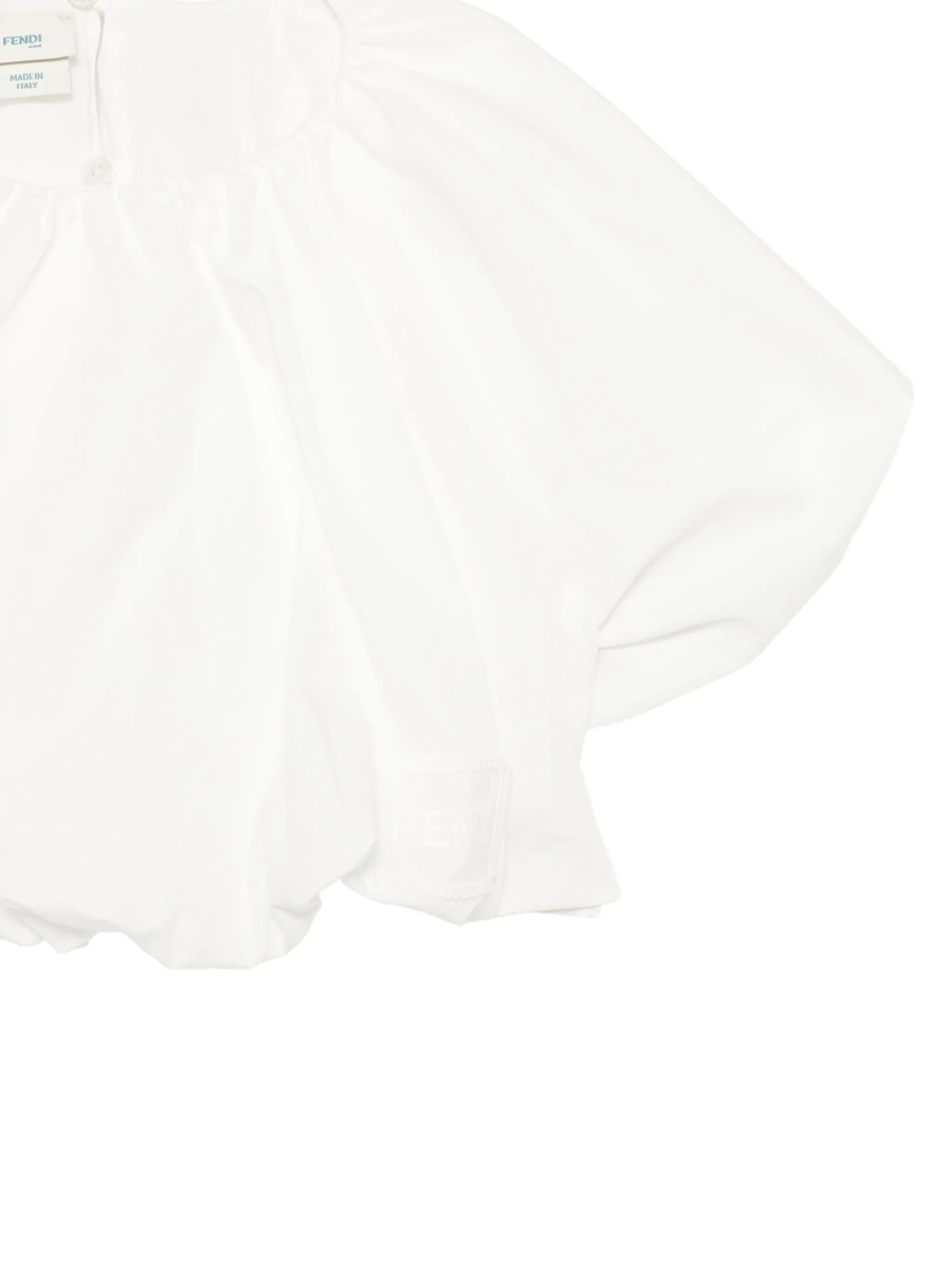 Bluza Fendi alba din bumbac - Img 3