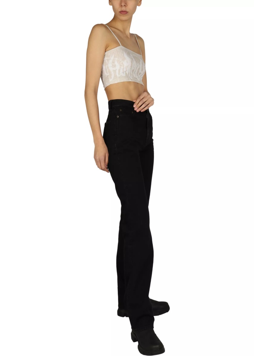 Bluza Pailsey Pattern Crop Top - Img 2