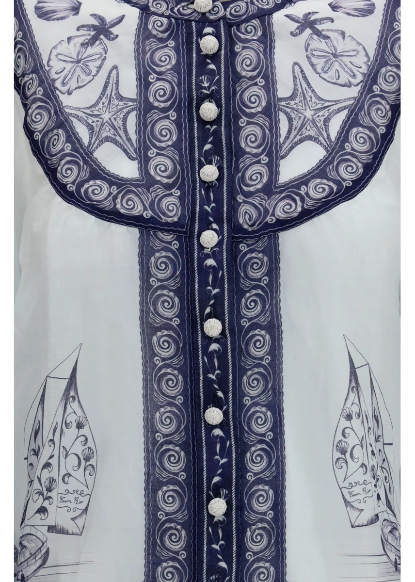 Bluza Seaside print Blouse - Img 3