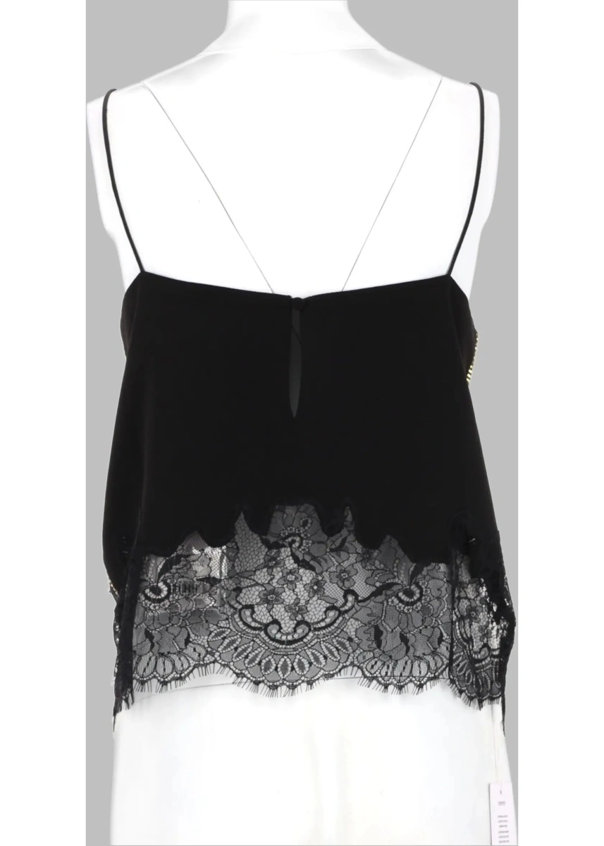 Bluza Top Con Pizzo E Cristalli - Img 2