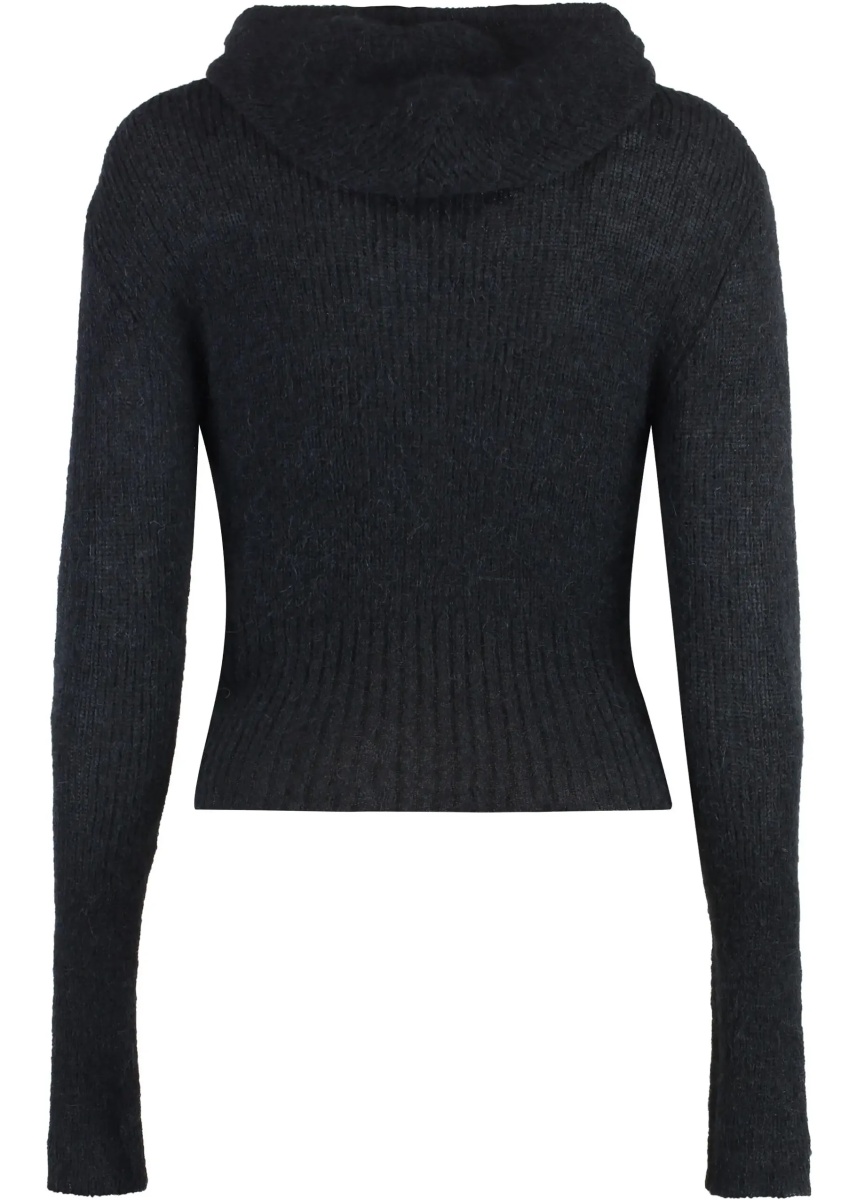 Bluza trening Alpaca-blend Zip-Up Hoodie - Img 4