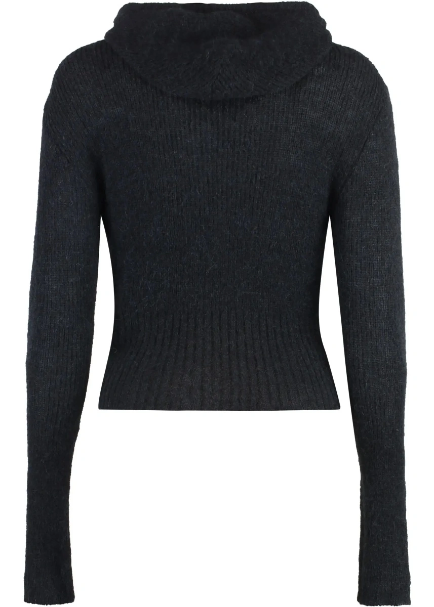 Bluza trening Alpaca-blend Zip-Up Hoodie - Img 4