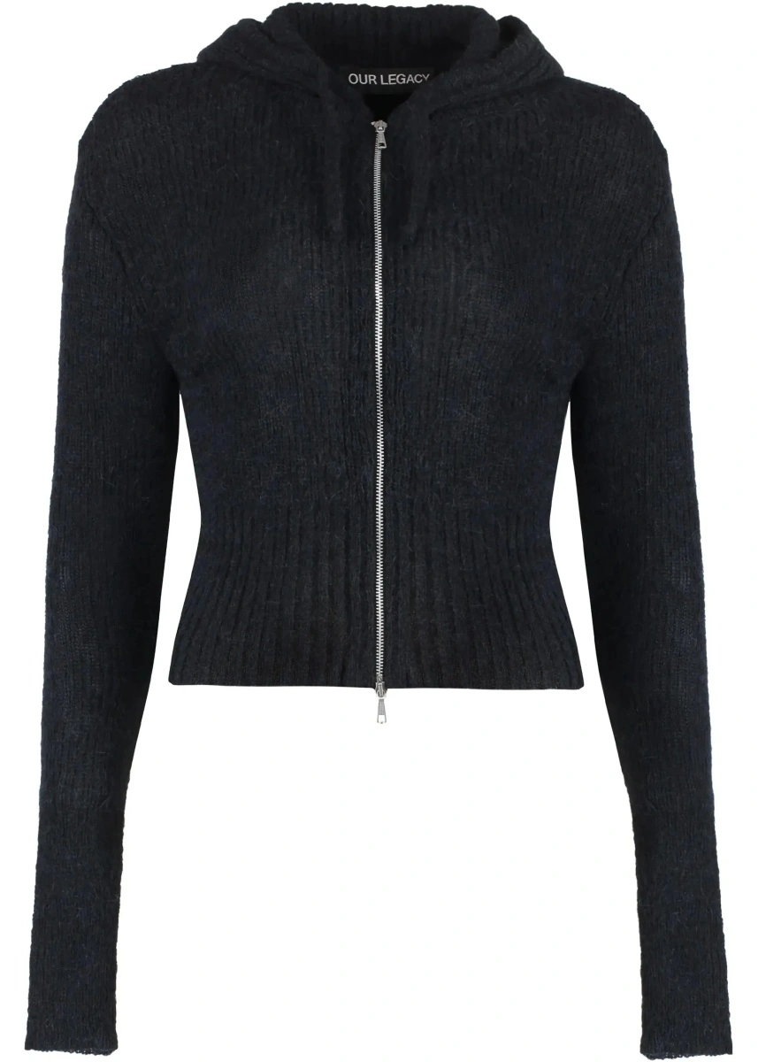 Bluza trening Alpaca-blend Zip-Up Hoodie - Img 5