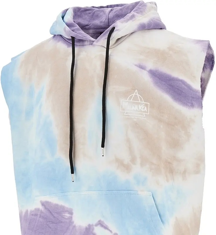 Bluza trening 'Beach and Snow' tie-dye sleeveless hoodie - Img 2