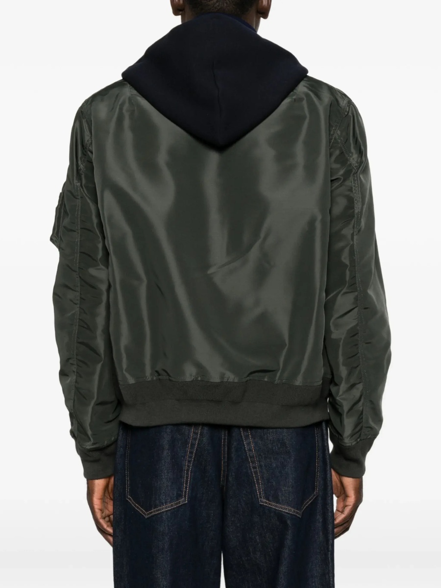 Bluza trening Cotton blend and twill Hoodie - Img 6