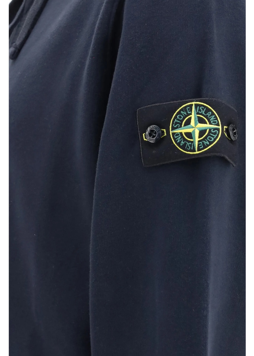 Bluza trening Cotton Hoodie with zip and Compass logo - Img 3