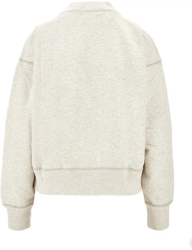Bluza trening 'Moby' sweatshirt with flocked logo - Img 3