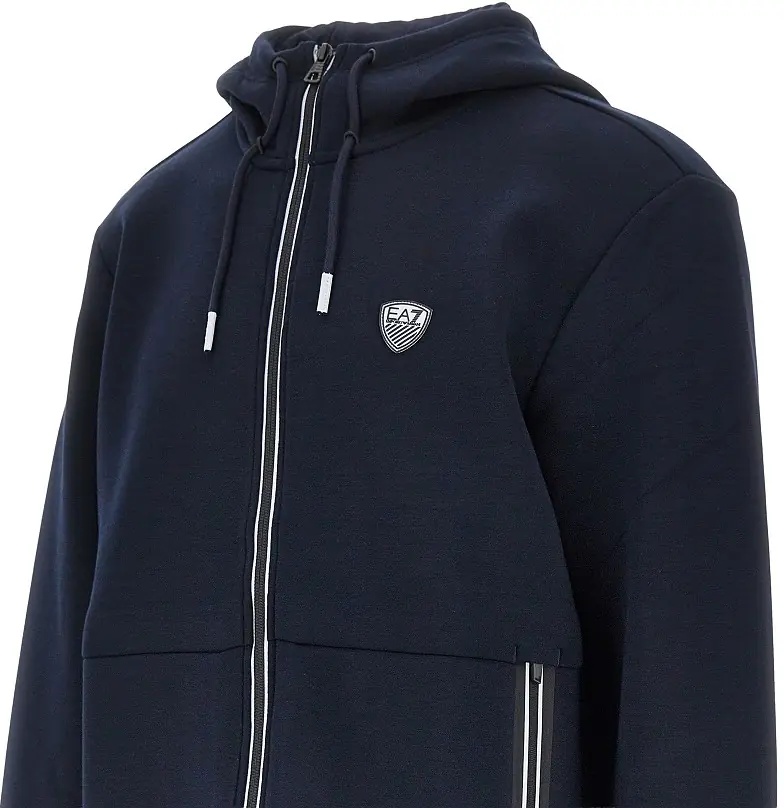 Bluza trening Stretch jersey full-zip hoodie - Img 2