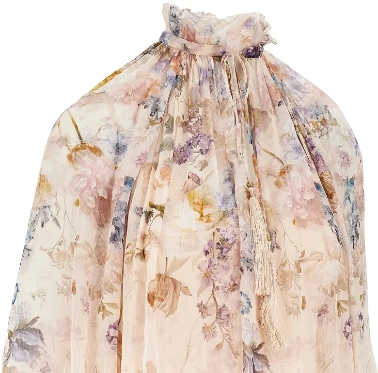 Bluza 'Valiant' crêpe de chine blouse - Img 2