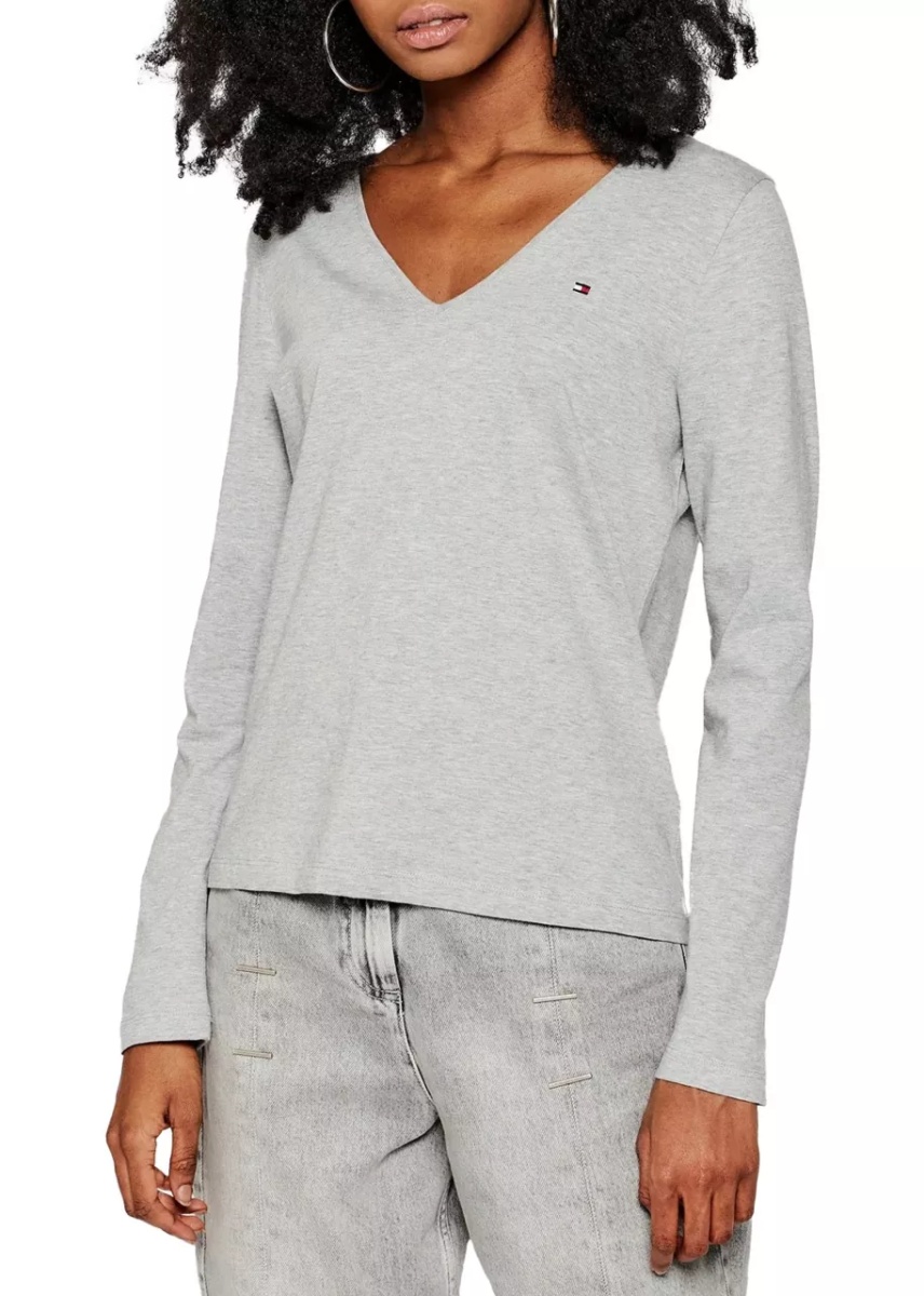 Bluze V-NECK LONG SLEEVE T-SHIRT - Img 2