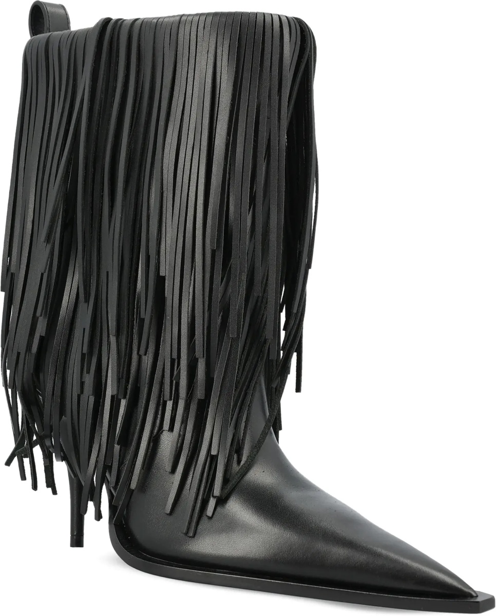 Bocanci Avenue Fringe Ankle Boots - Img 4