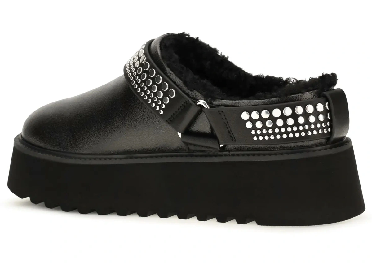 Bocanci casual Pinko negri din piele - Img 3