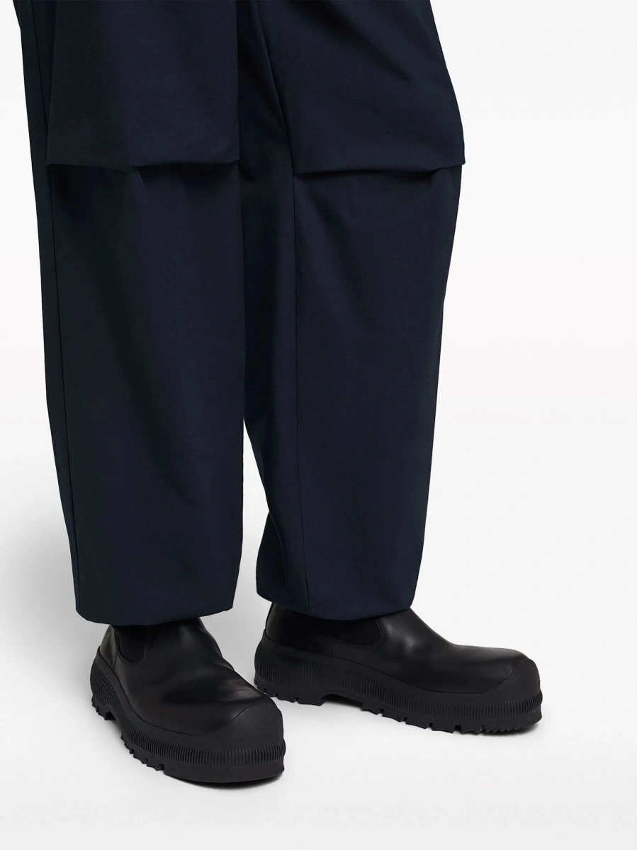 Bocanci Jil Sander negri din piele - Img 5