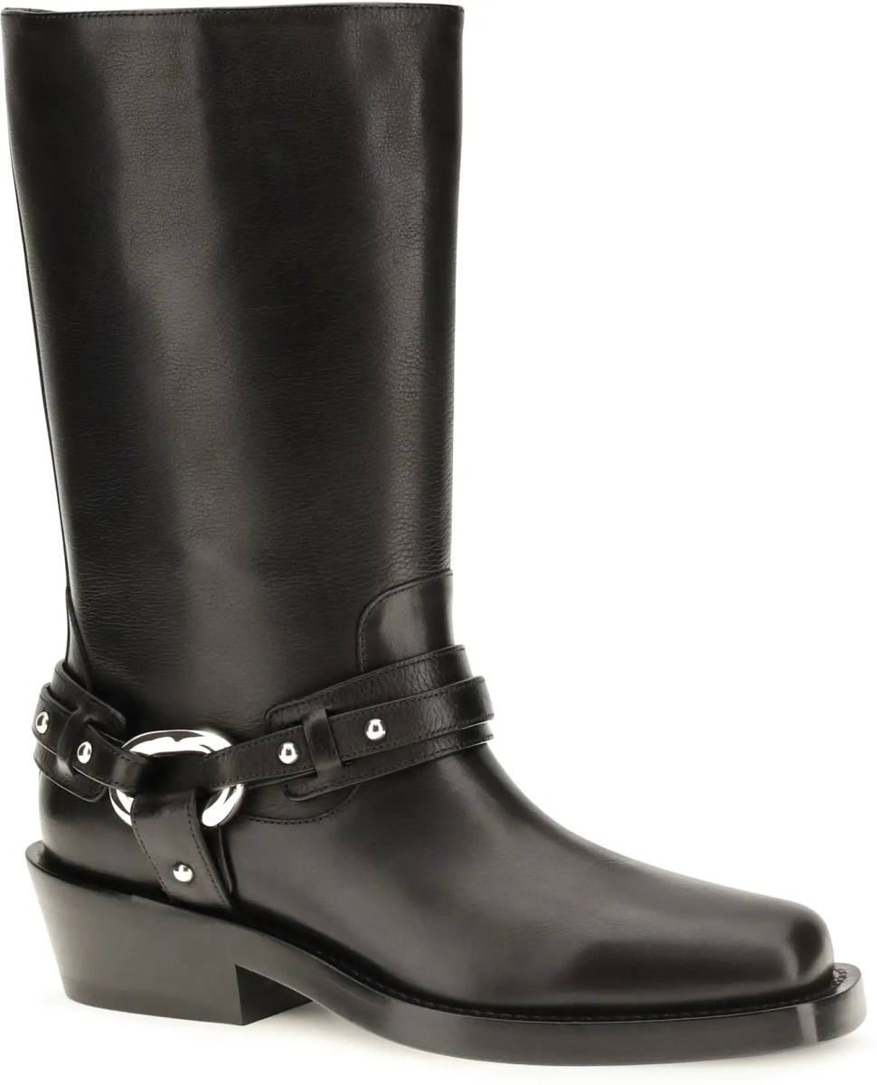 Bocanci Leather buckle snkle Boots - Img 2