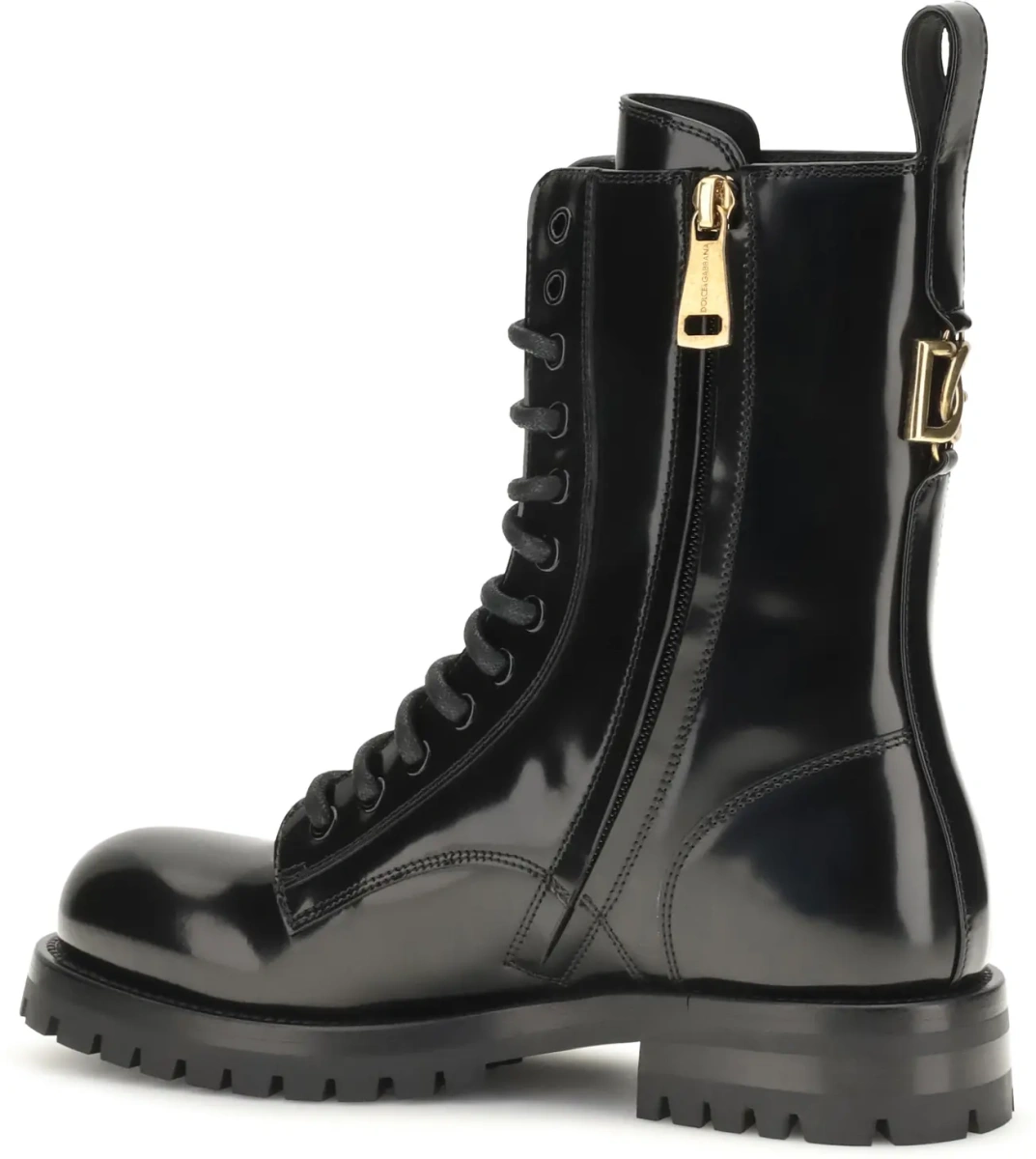 Bocanci Leather Lace-Up Booties - Img 3
