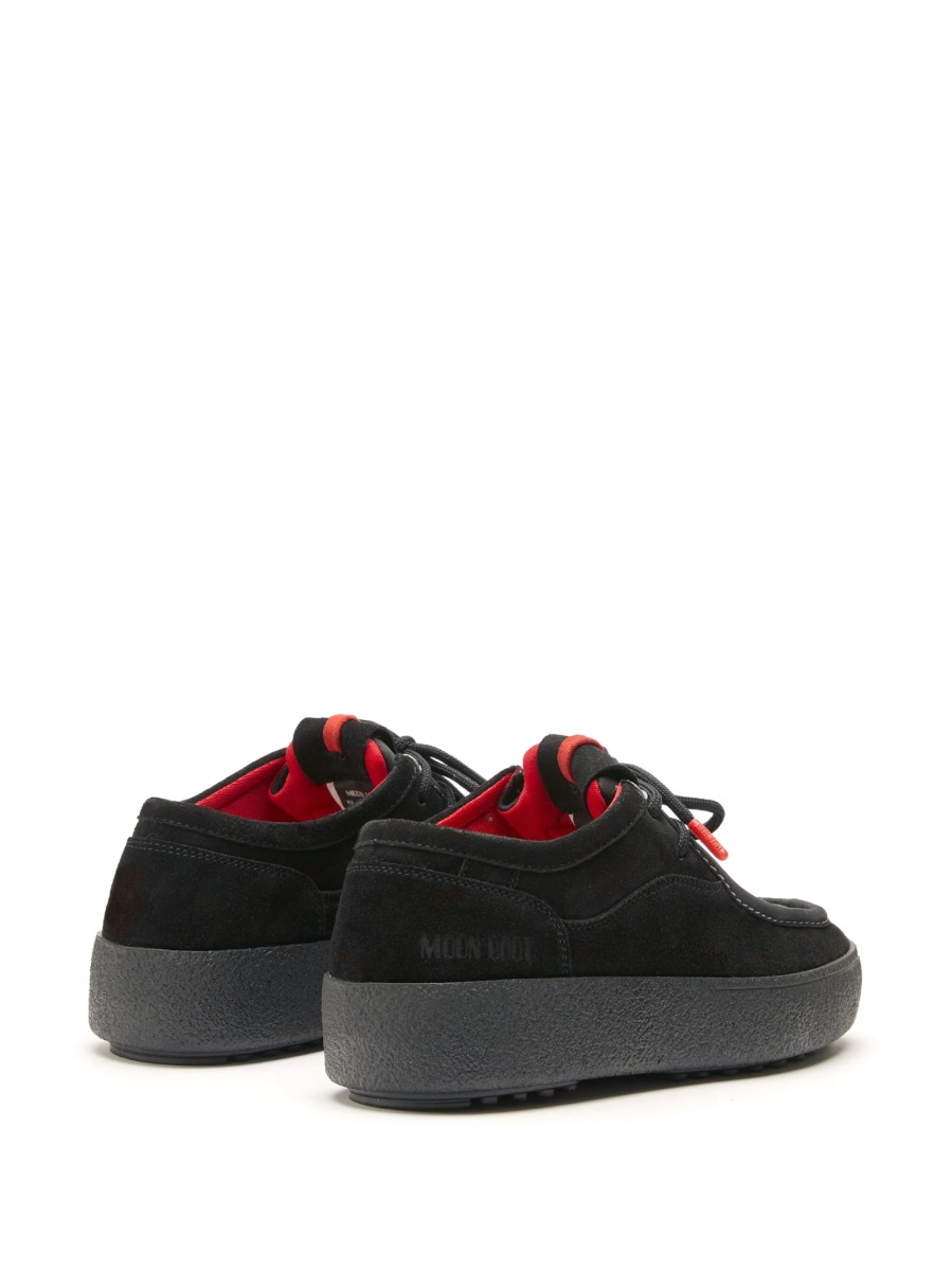 Bocanci Moon Boot negri din polyester si piele intoarsa - Img 3