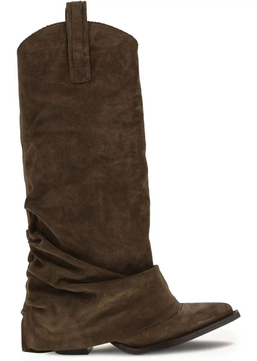 Bocanci Suede Cowboy Boots - Img 6