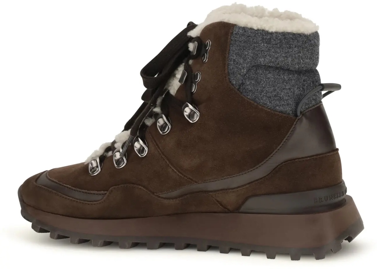 Bocanci Suede lace-up Ankle Boots - Img 3
