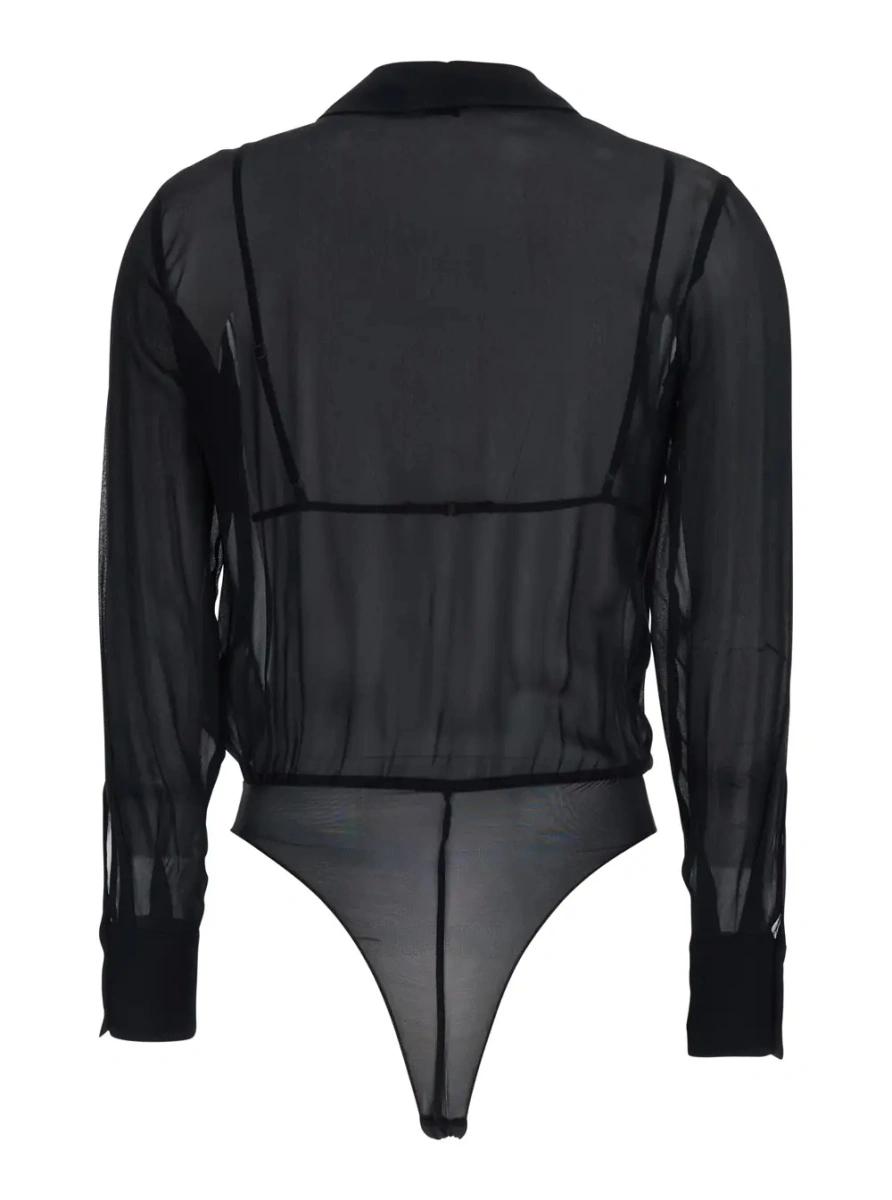 Body Elisabetta Franchi negru din vascoza - Img 2