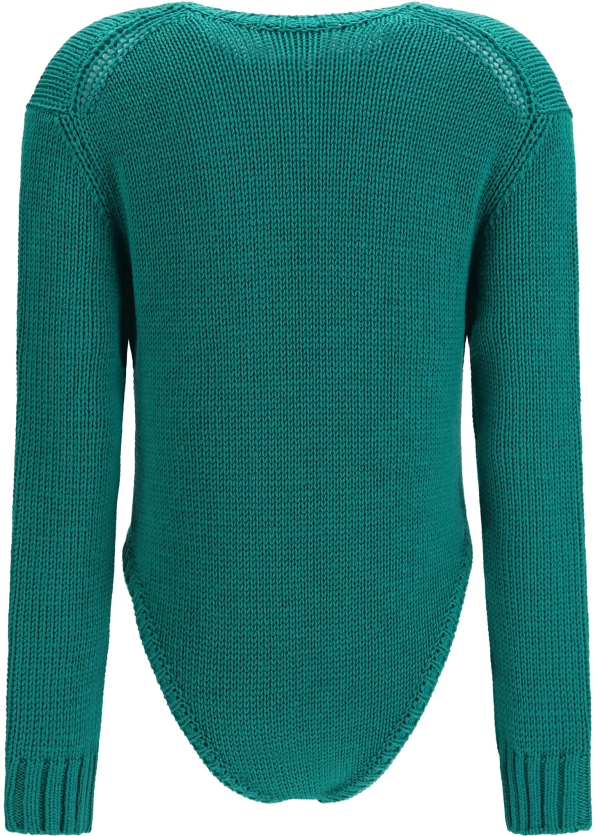Body-uri Cable-knit wool Bodysuit - Img 2