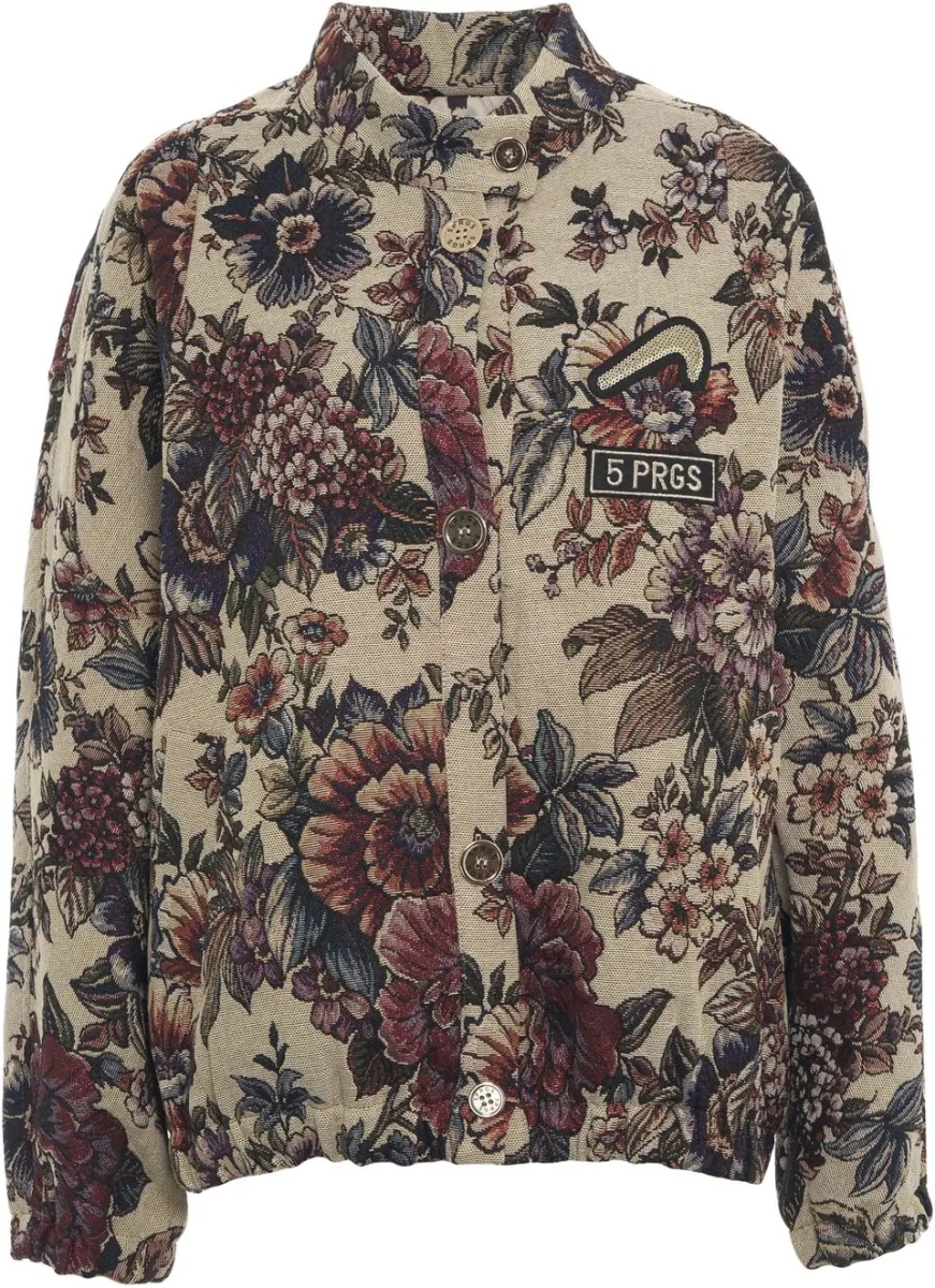 Bomber Bomber jacket with floral pattern - Img 2