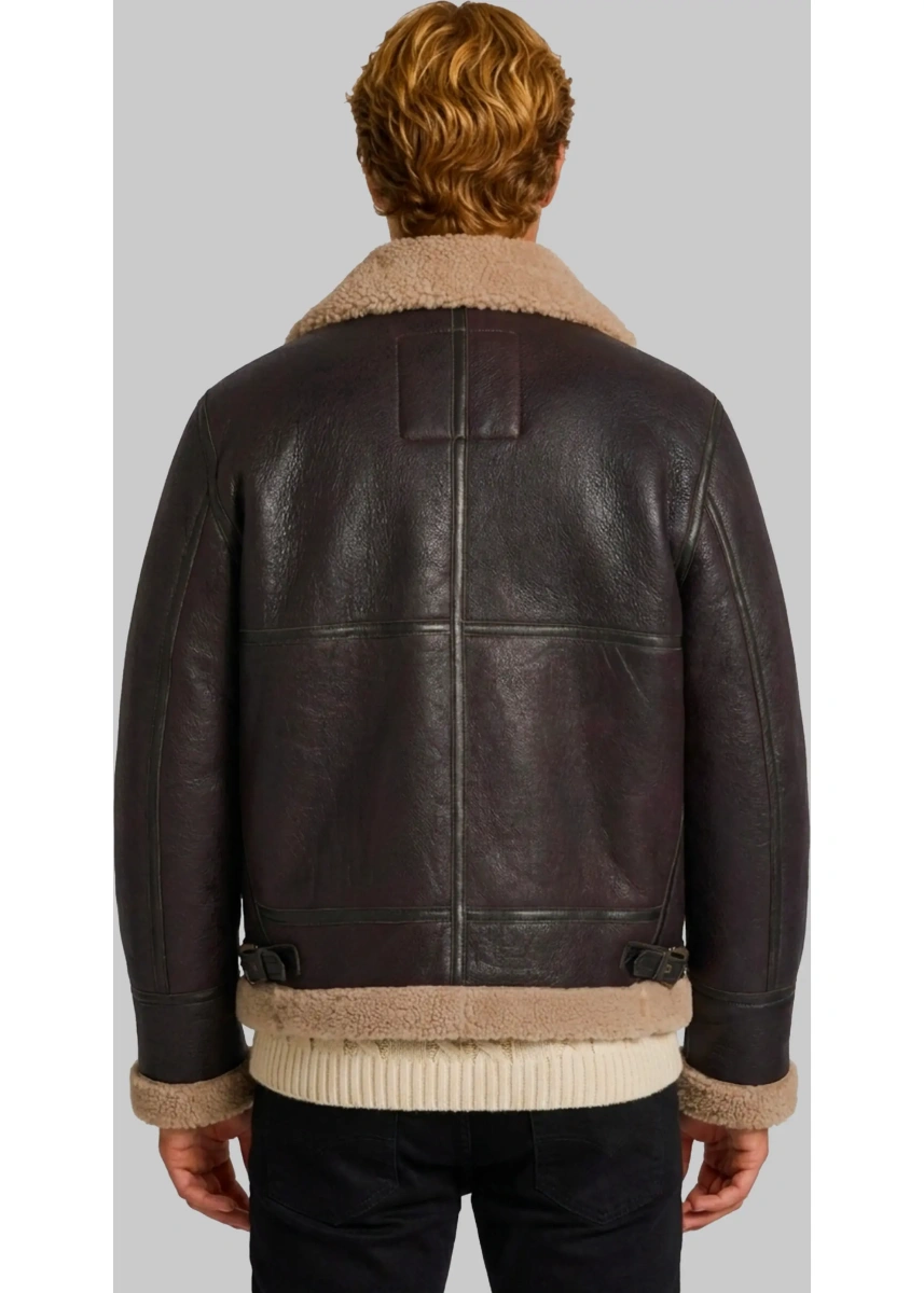 Bomber Cordovan Shearling Aviator Bomber - Img 3