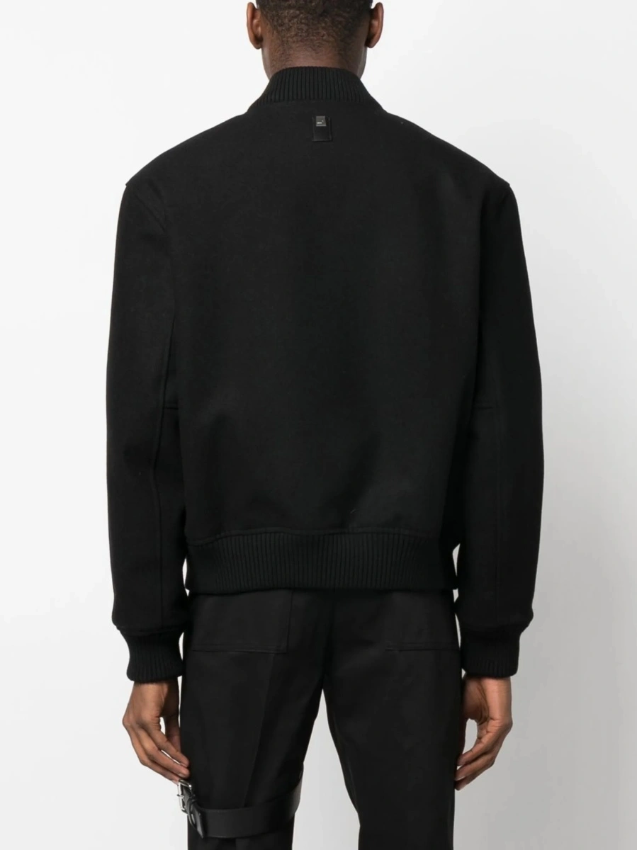 Bomber jacket 1017 ALYX 9SM neagra din lana si poliamida - Img 4