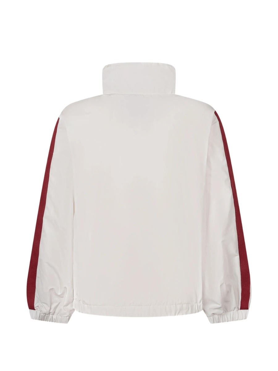Bomber jacket Moncler alba din polyester si poliamida - Img 2