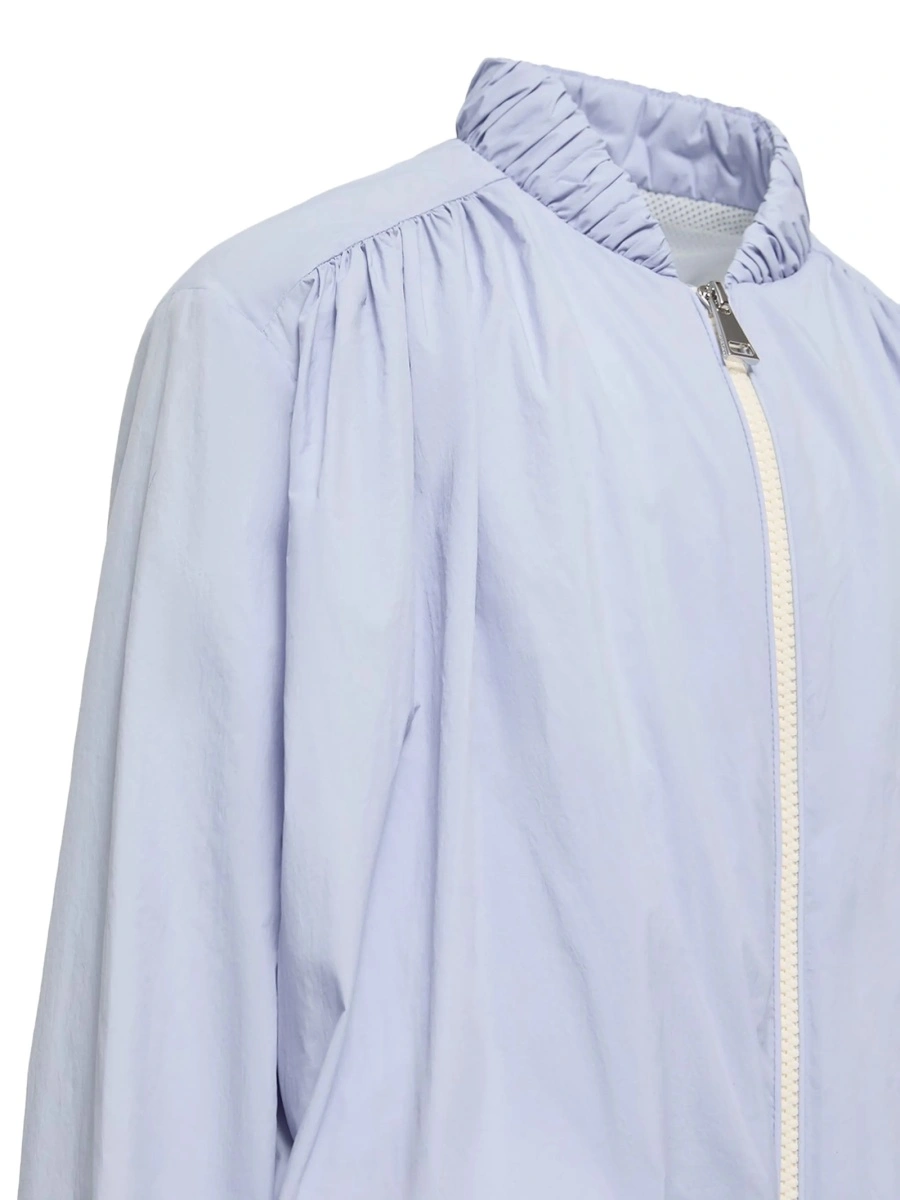 Bomber jacket Moncler albastra din poliamida - Img 4