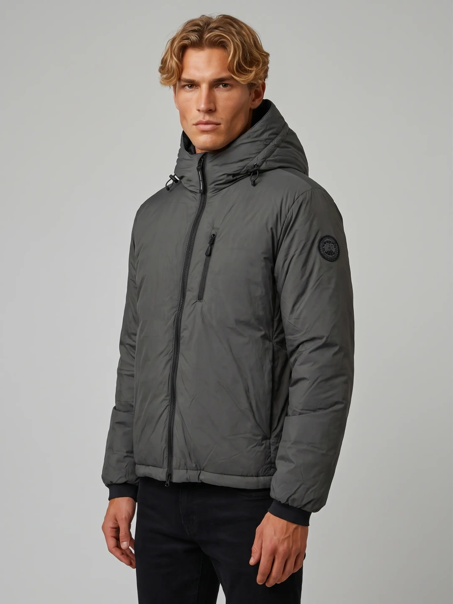 Bomber Jacket With Hood Lodge Black Disc - Img 2