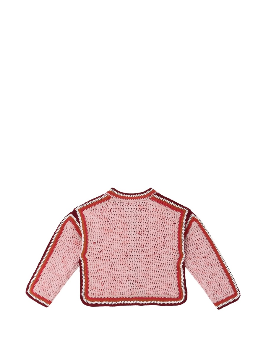 Bomber jacket ZIMMERMANN roz din vascoza si bumbac - Img 2