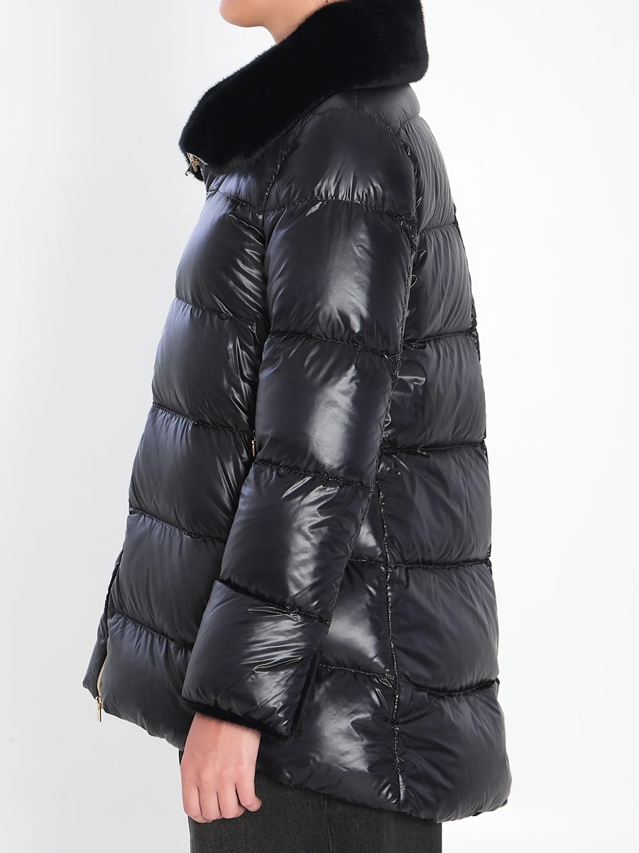 Bomber Light Puffer With Collar Fur - Img 3