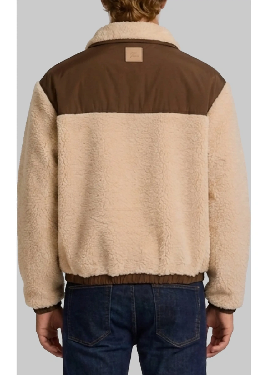 Bomber Zip Jacket With Nylon Inserts - Img 3
