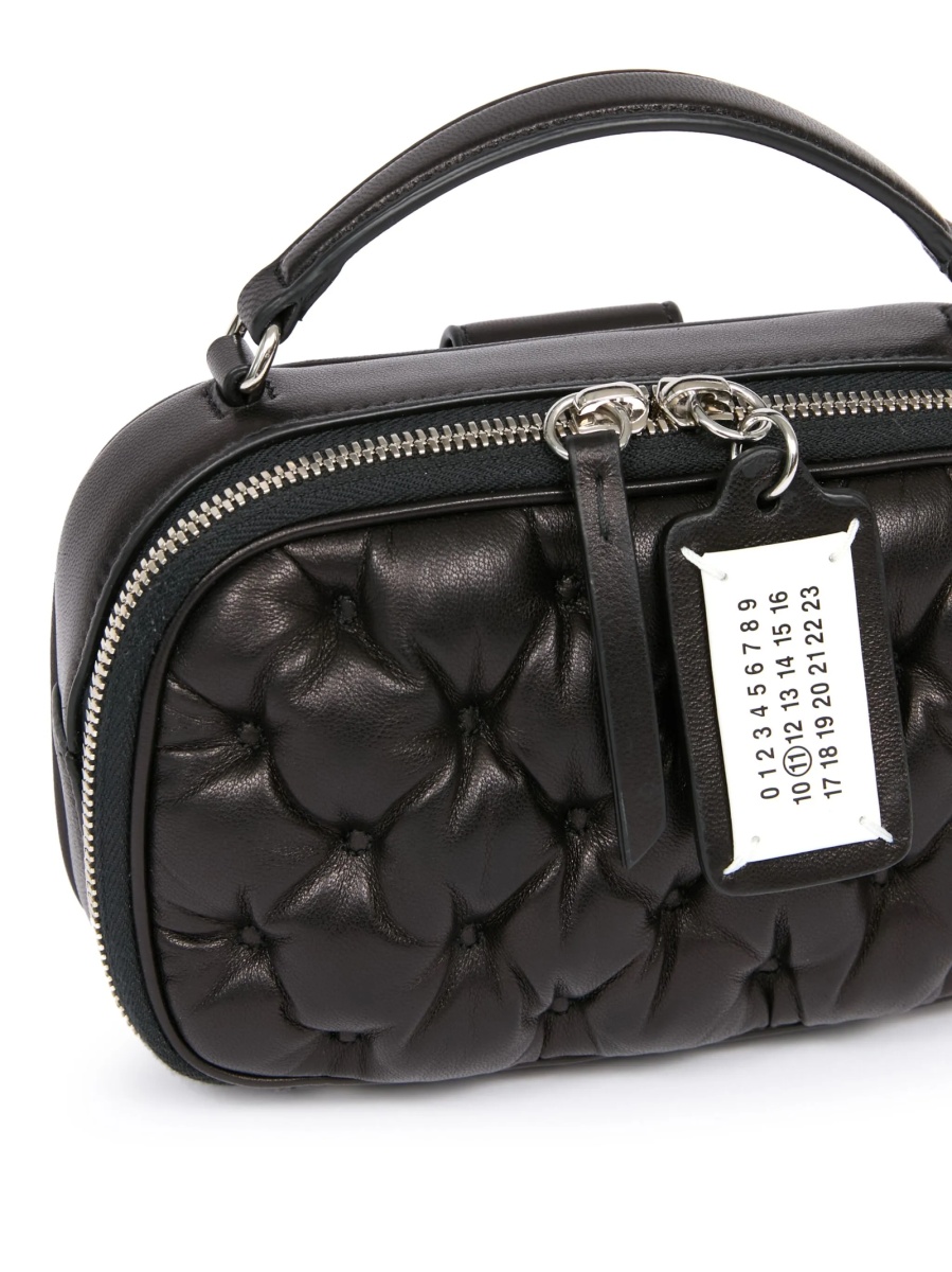 Borseta Maison Margiela neagra din piele - Img 3