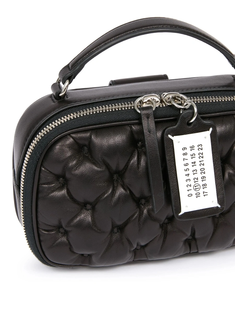 Borseta Maison Margiela neagra din piele - Img 3