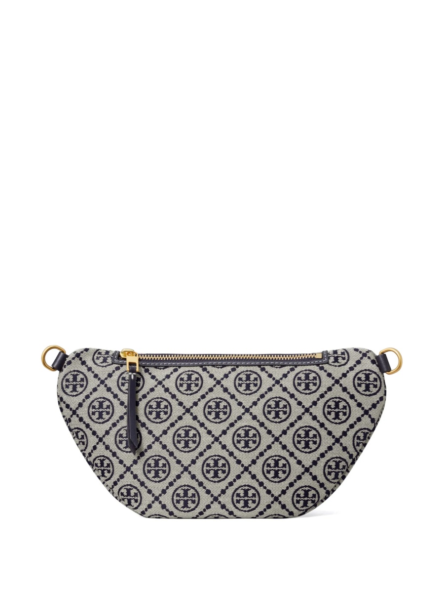 Borseta Tory Burch albastra din bumbac si polyester - Img 3