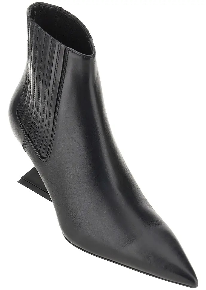 Botine 'Cheope' leather ankle boots - Img 2