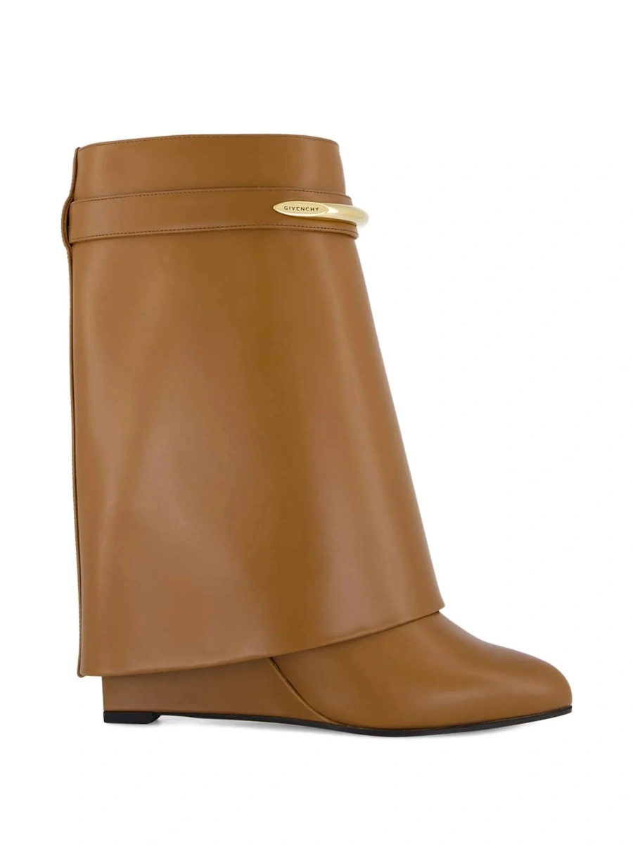 Botine Givenchy maro din piele - Img 9