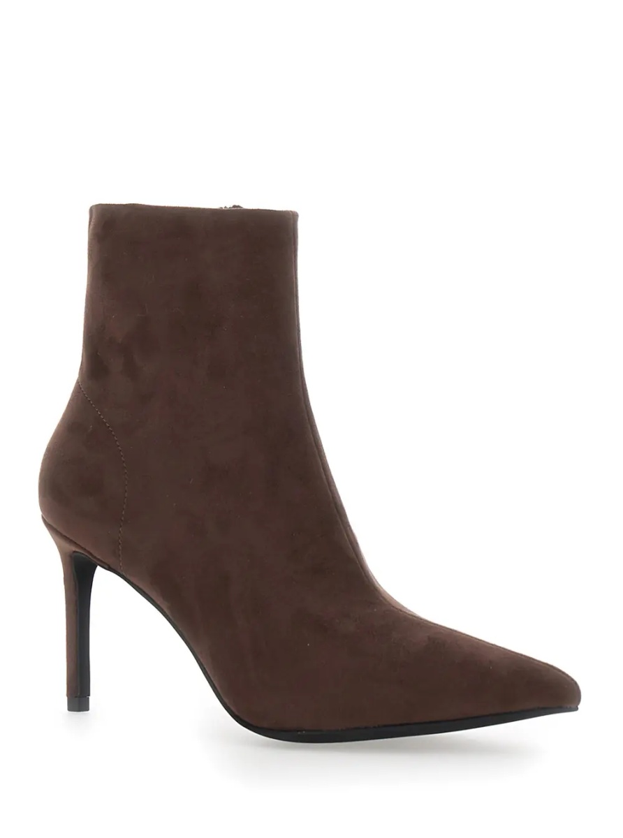 Botine 'Nixie' Brown Ankle Boots with High Stiletto Heel in Suede for Women - Img 2