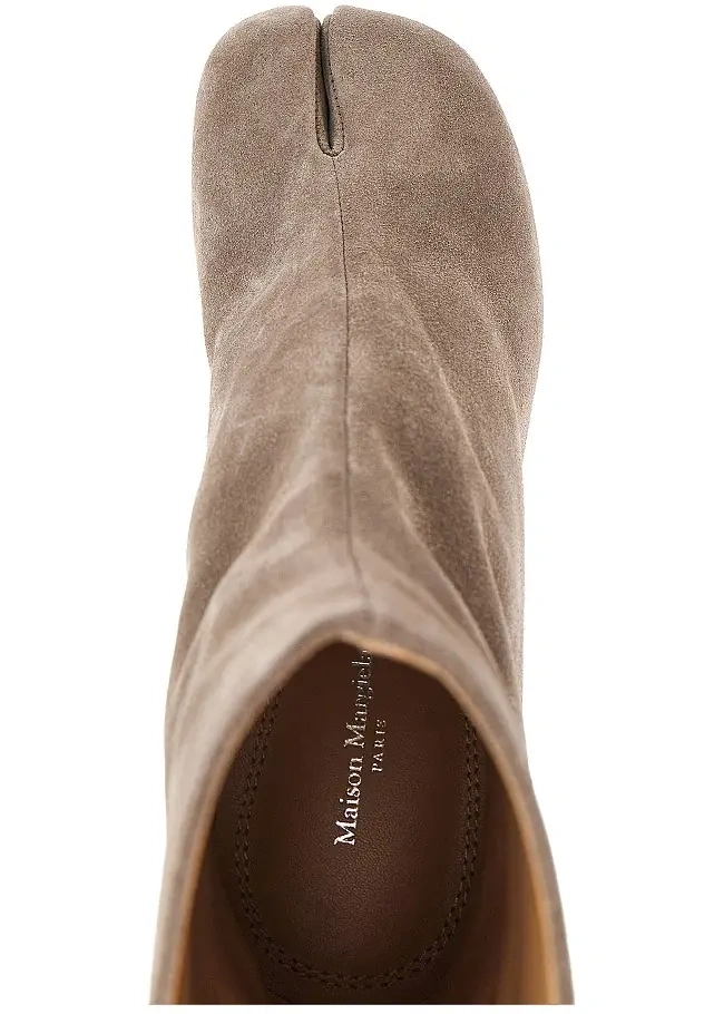 Botine Suede leather 'Tabi' ankle boots - Img 4