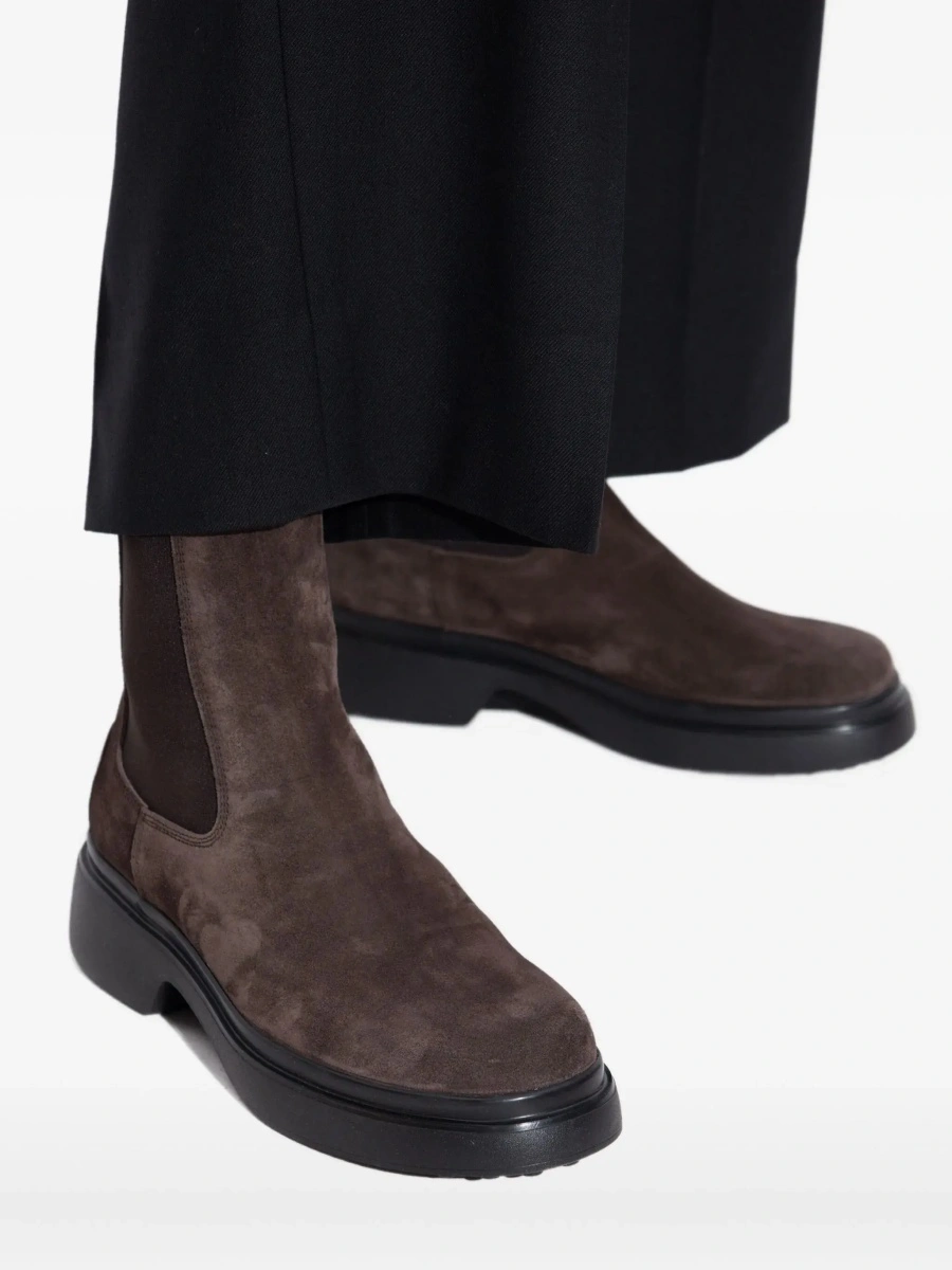 Botine TOD'S maro din piele - Img 8