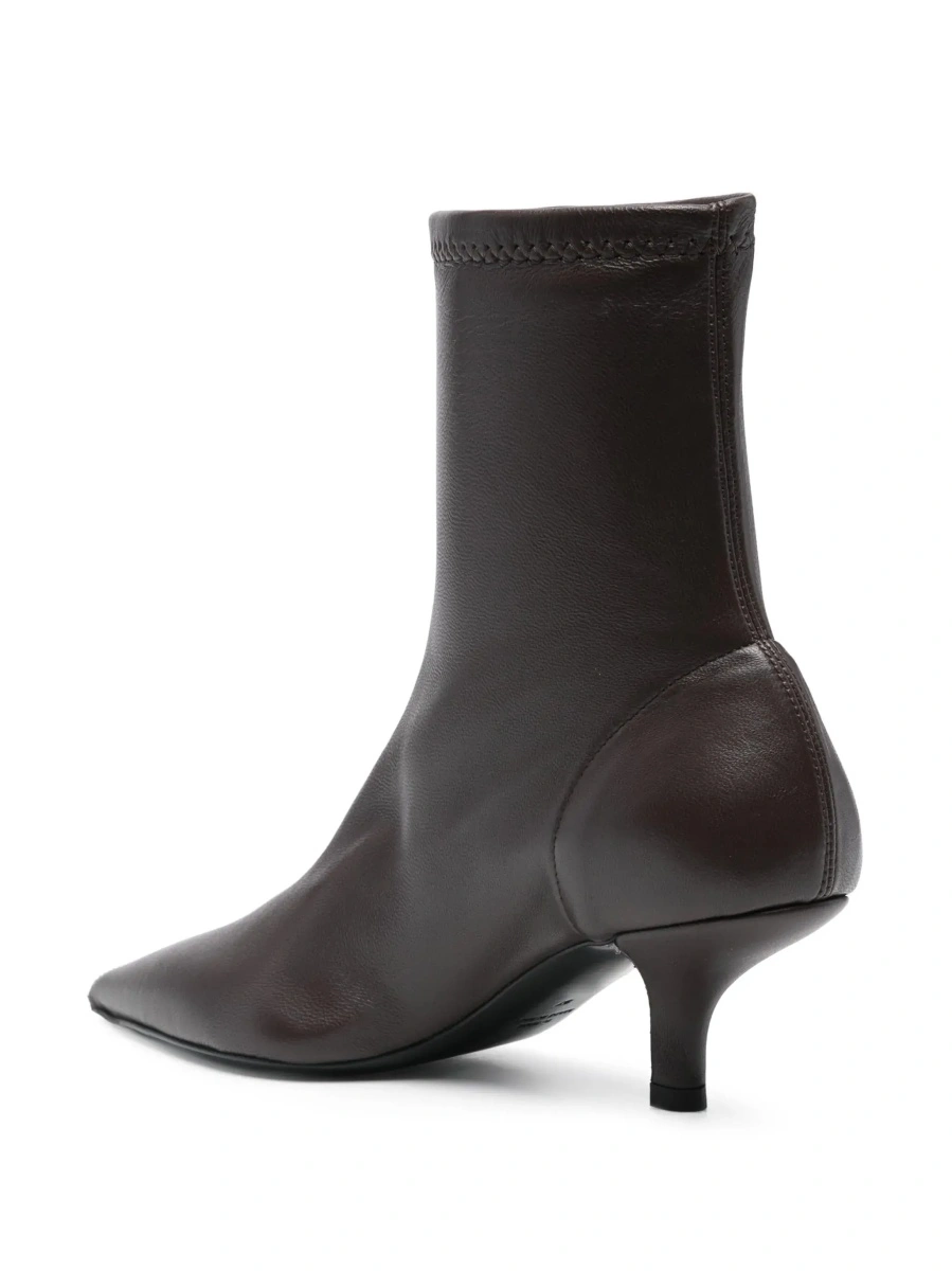 Botine TOTEME maro din piele - Img 6