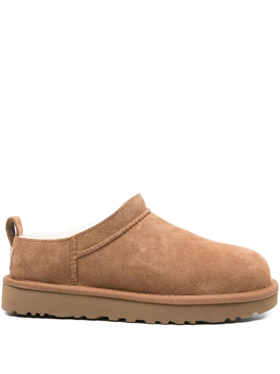 Botine UGG bej din piele intoarsa 'Classic Micro' - Img 8