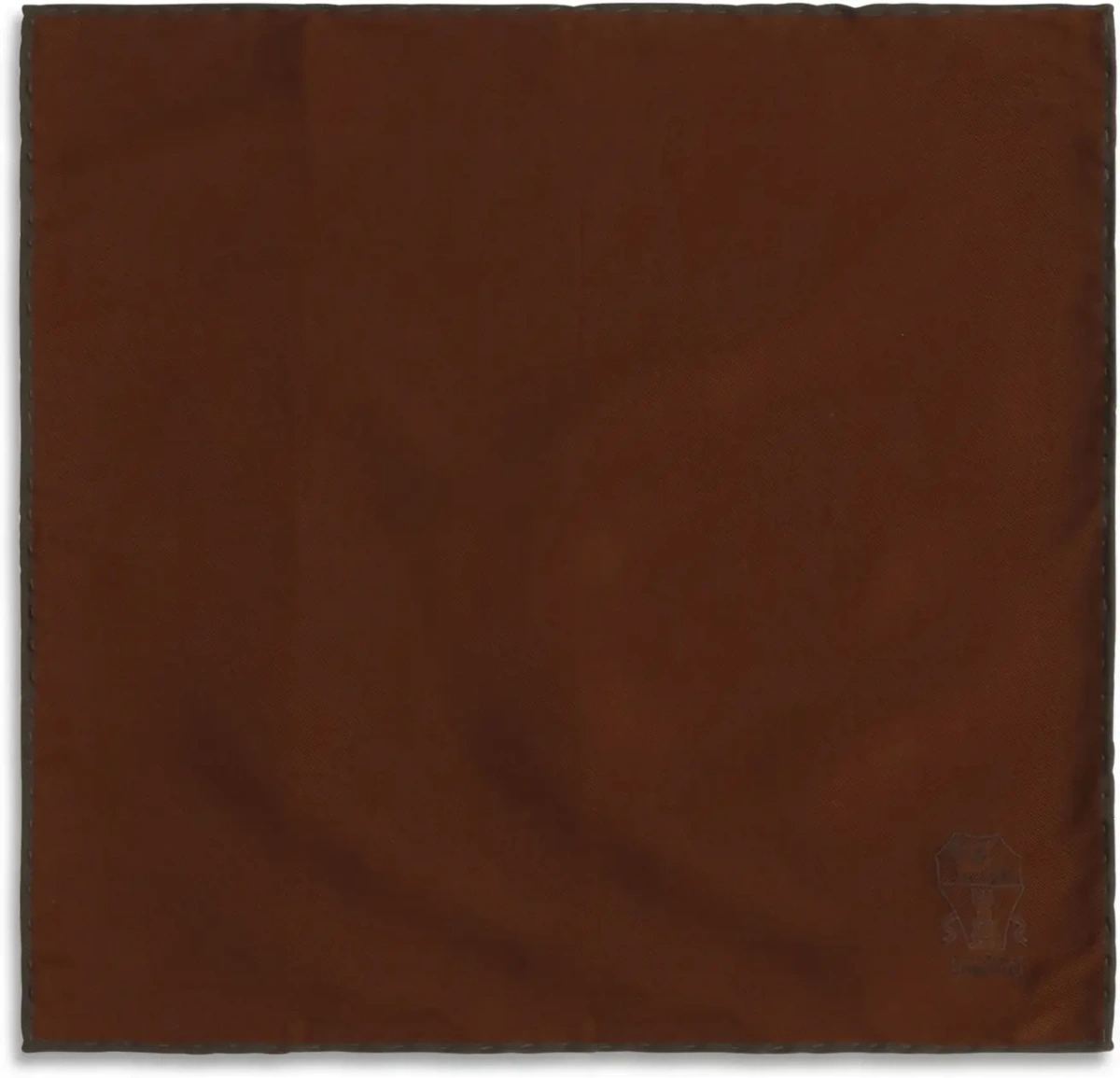 Bratari Printed logo silk Pocket Square - Img 2