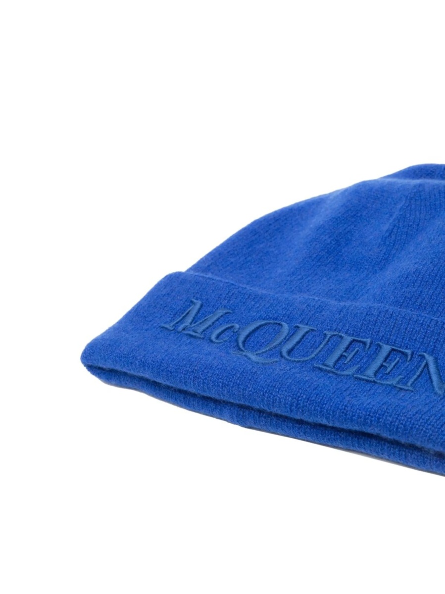 Caciula Alexander McQueen albastra - Img 2