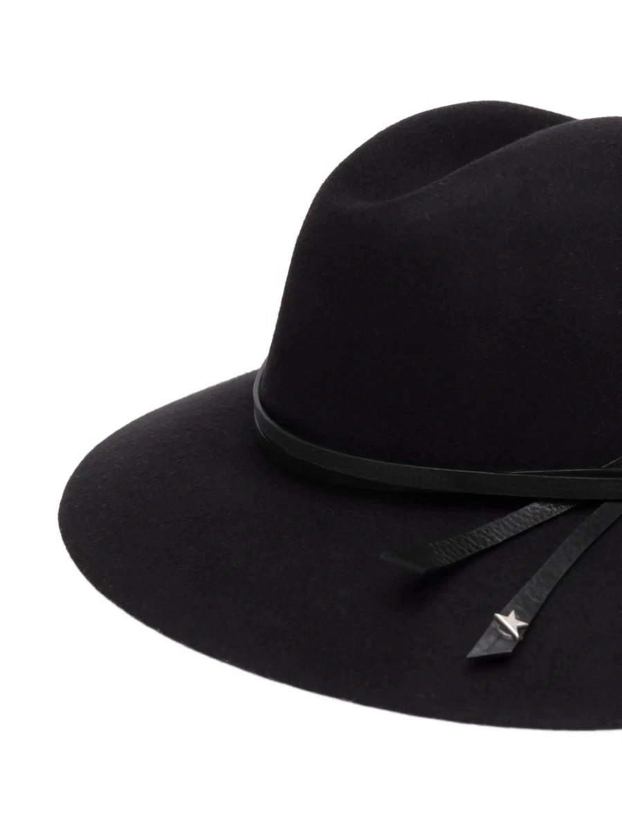 Caciula Golden Goose neagra din fetru - Img 4