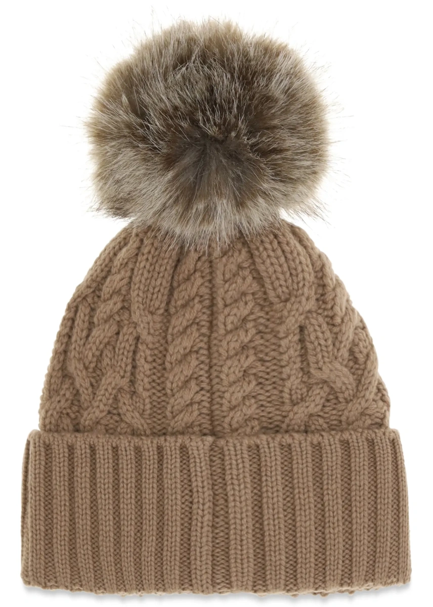 Caciula Wool and cashmere Pom-Pom Beanie - Img 2