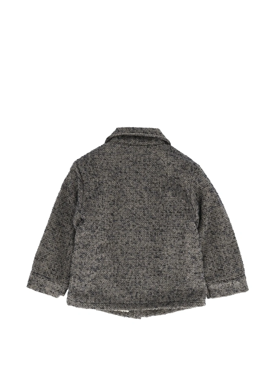 Camasa Babe &amp; Tess albastra din material textil si acrilic - Img 2