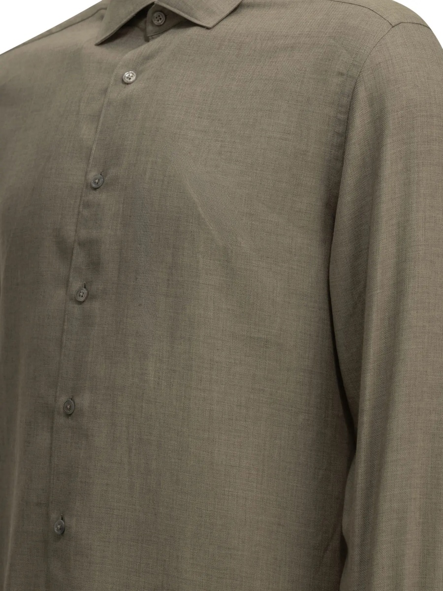 Camasa casual Casual cotton-cashmere shirt - Img 4